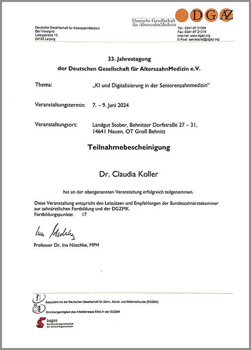 KI und Digitalisierung in der Seniorenzahnmedizin